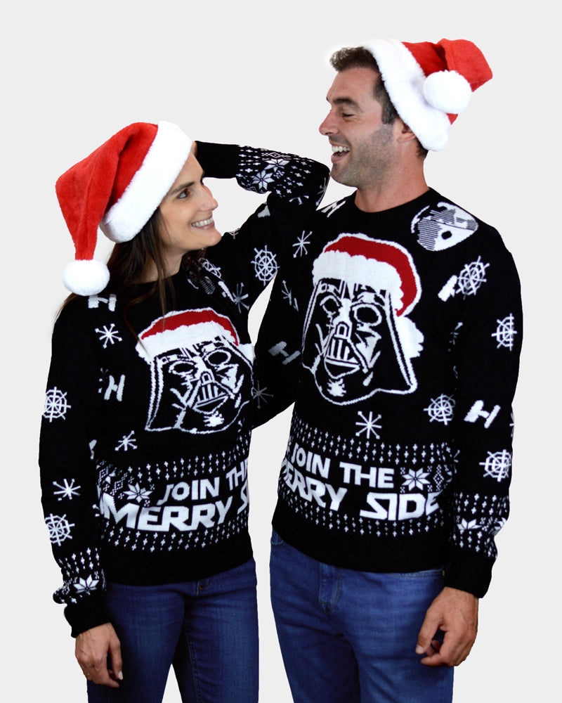 Pull de Noël pour Famille Join The Merry Side couple