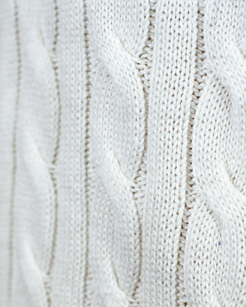 Pull de Noël Blanc Chic Alaska détail 1