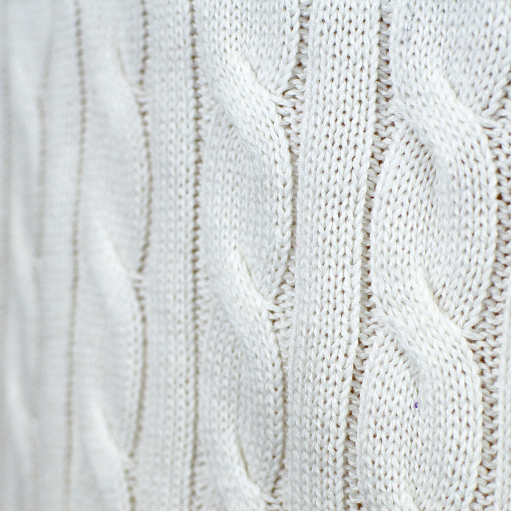 Pull de Noël Blanc Chic Alaska détail 1