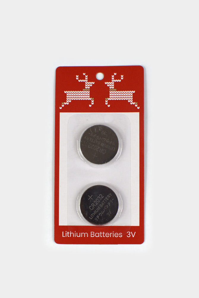 Lot de 2 batteries pour les Pulls de Noël lumineux LED