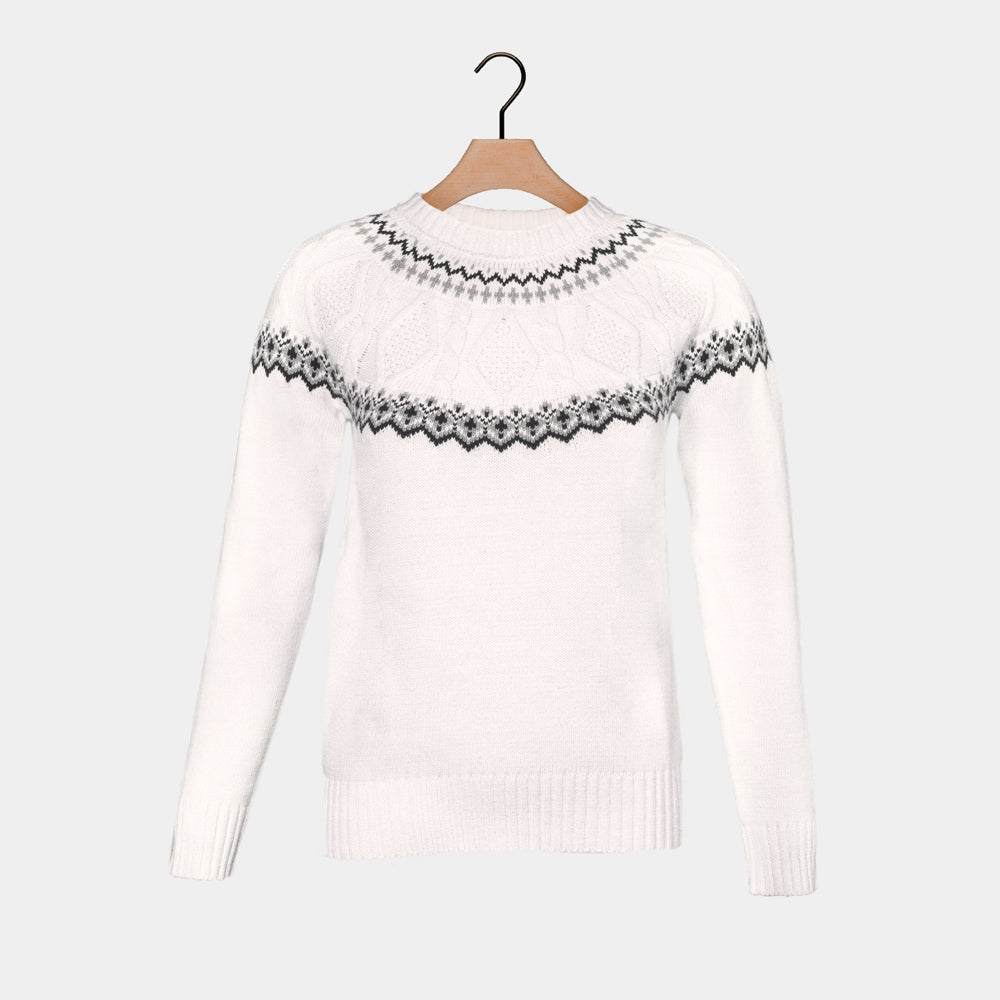 Arctique Pull pour Femme en Coton Bio