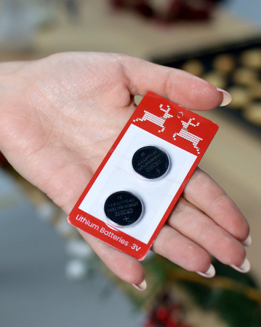 Batteries pour les Pulls de Noël lumineux LED