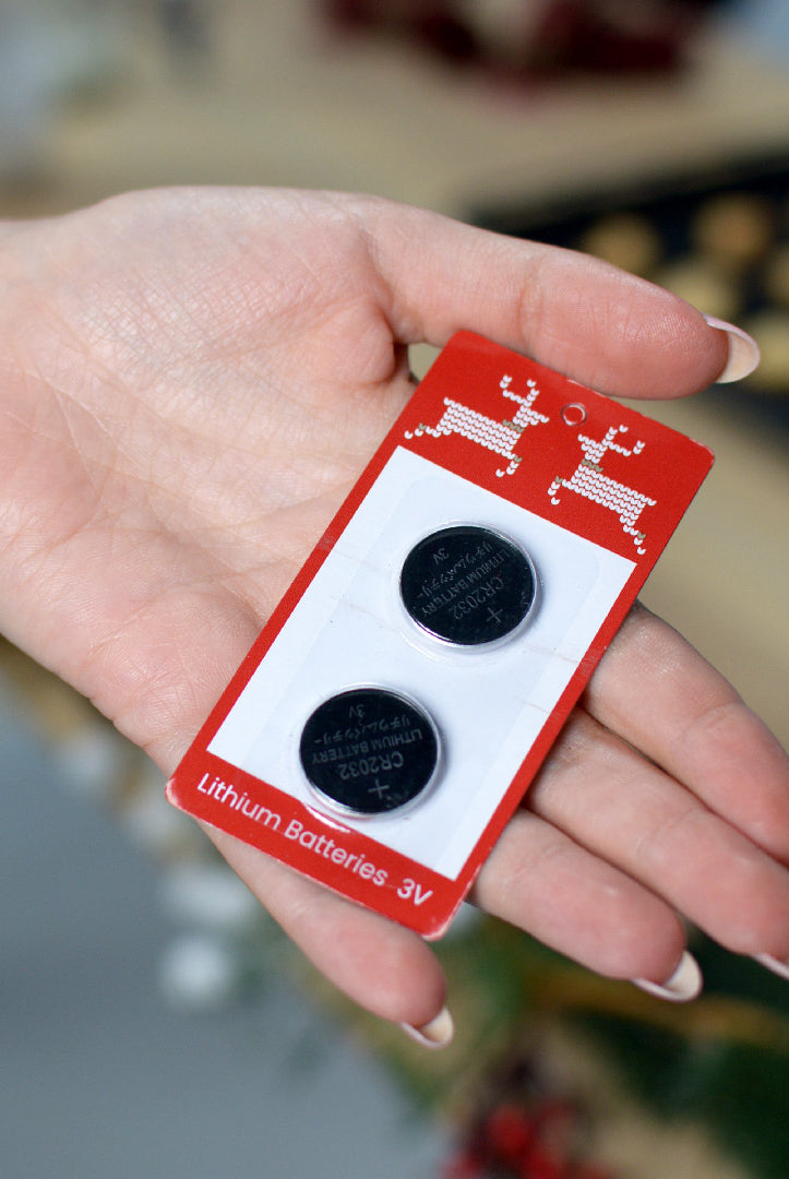 Batteries pour les Pulls de Noël lumineux LED