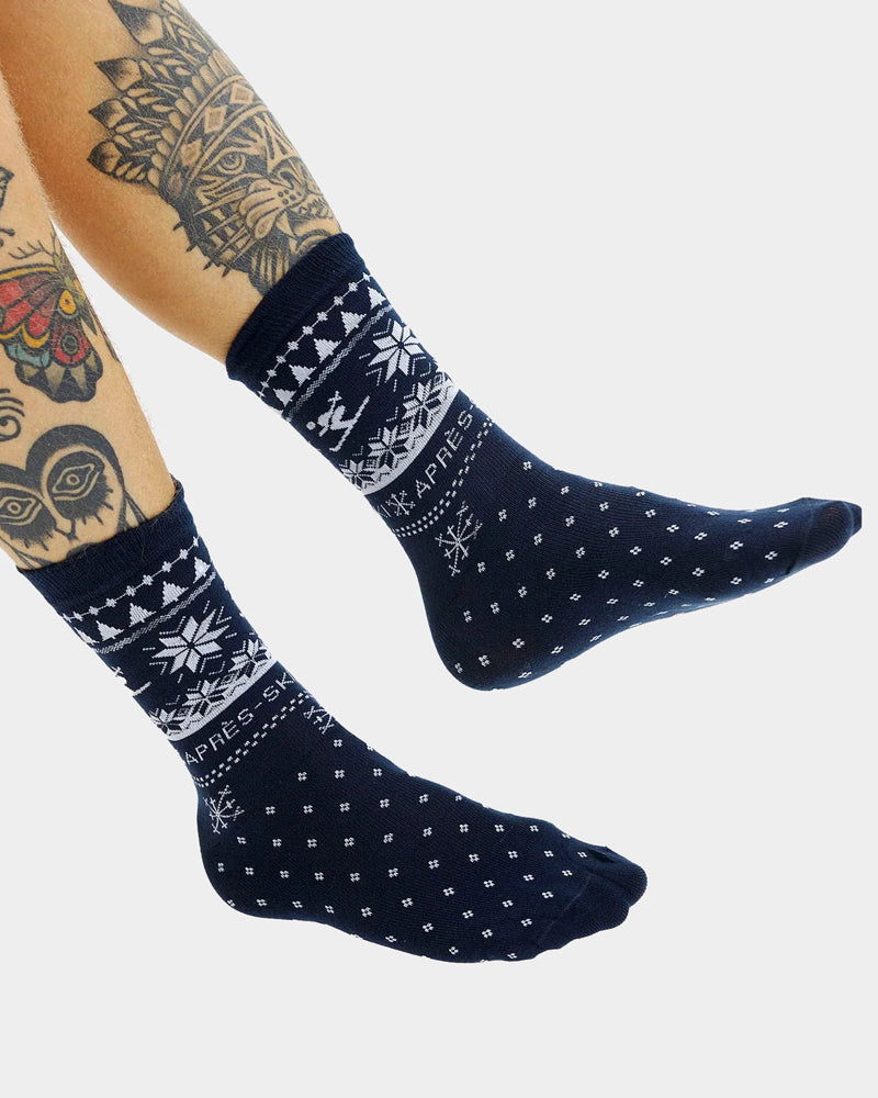 Chaussettes de Noël Unisexes Après Ski