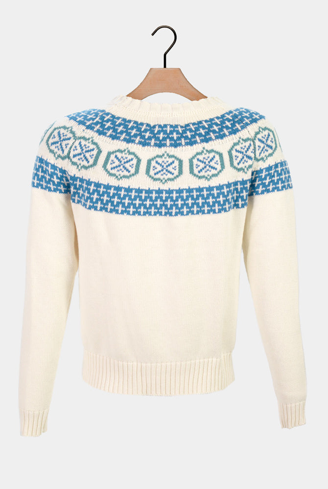 Glacier Pull pour Femme en Coton Bio