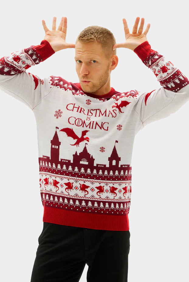 Pull de Noël pour Couple Christmas is Coming homme