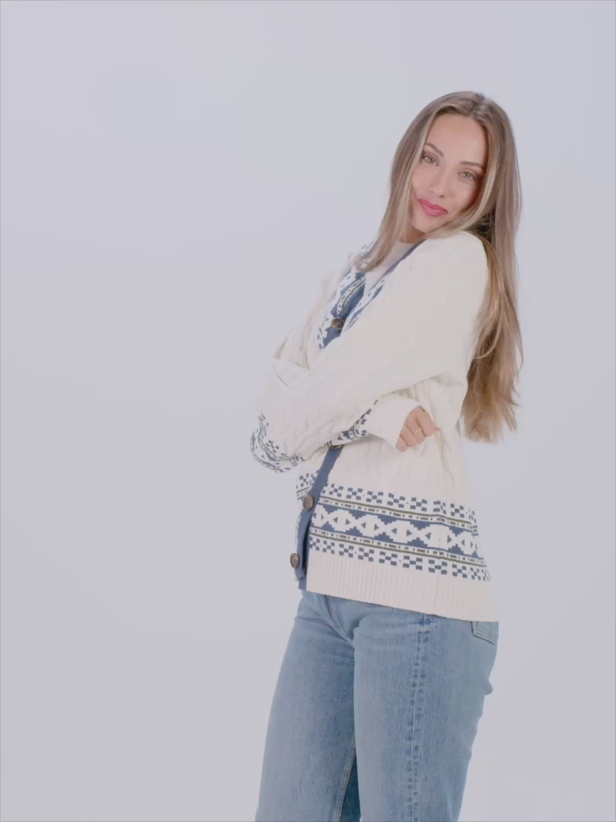 Pull pour Femme et Homme Cardigan Cottage de Rêve en Coton Bio