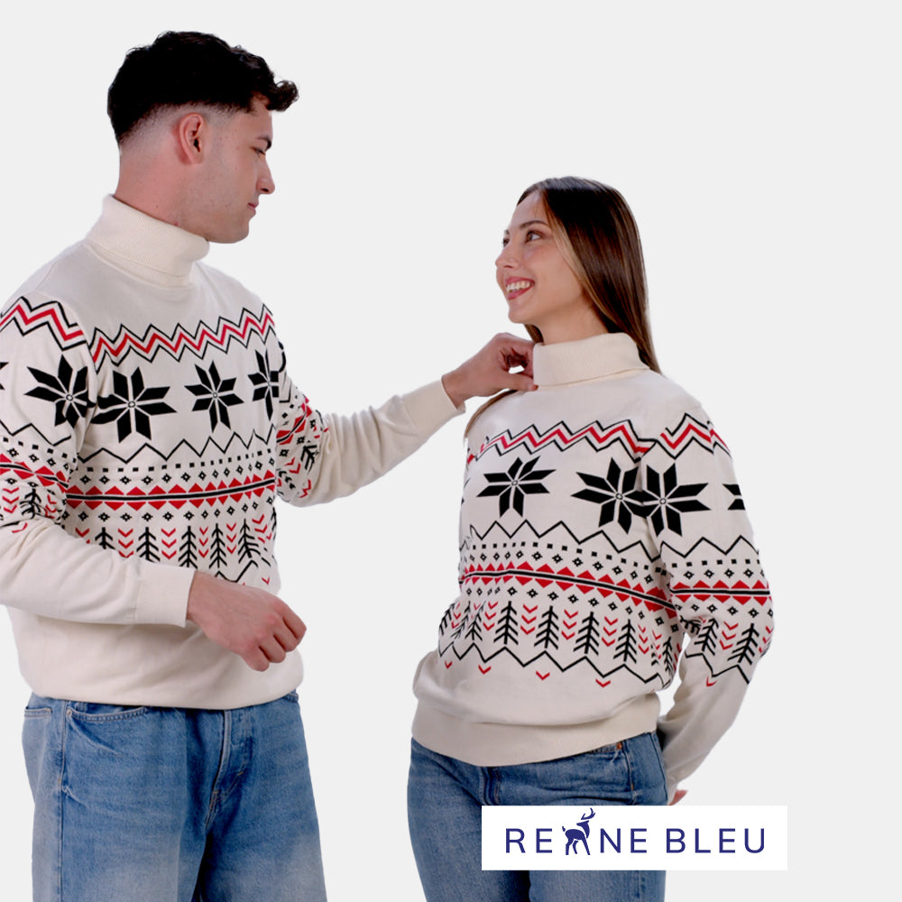 Pull pour Couple Après-ski en Coton Bio