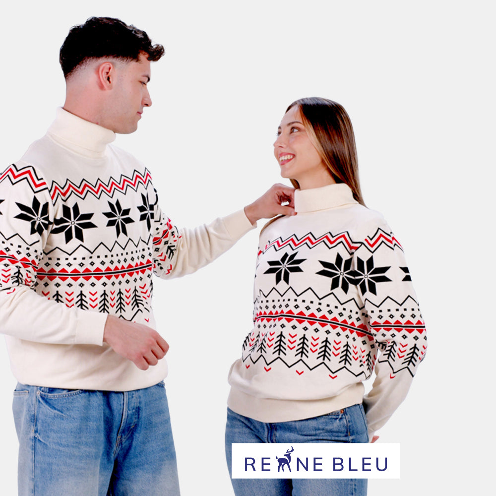 Pull pour Couple Après-ski en Coton Bio