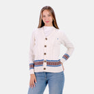 Pull pour Couple Cardigan Renne en Coton Bio Femme