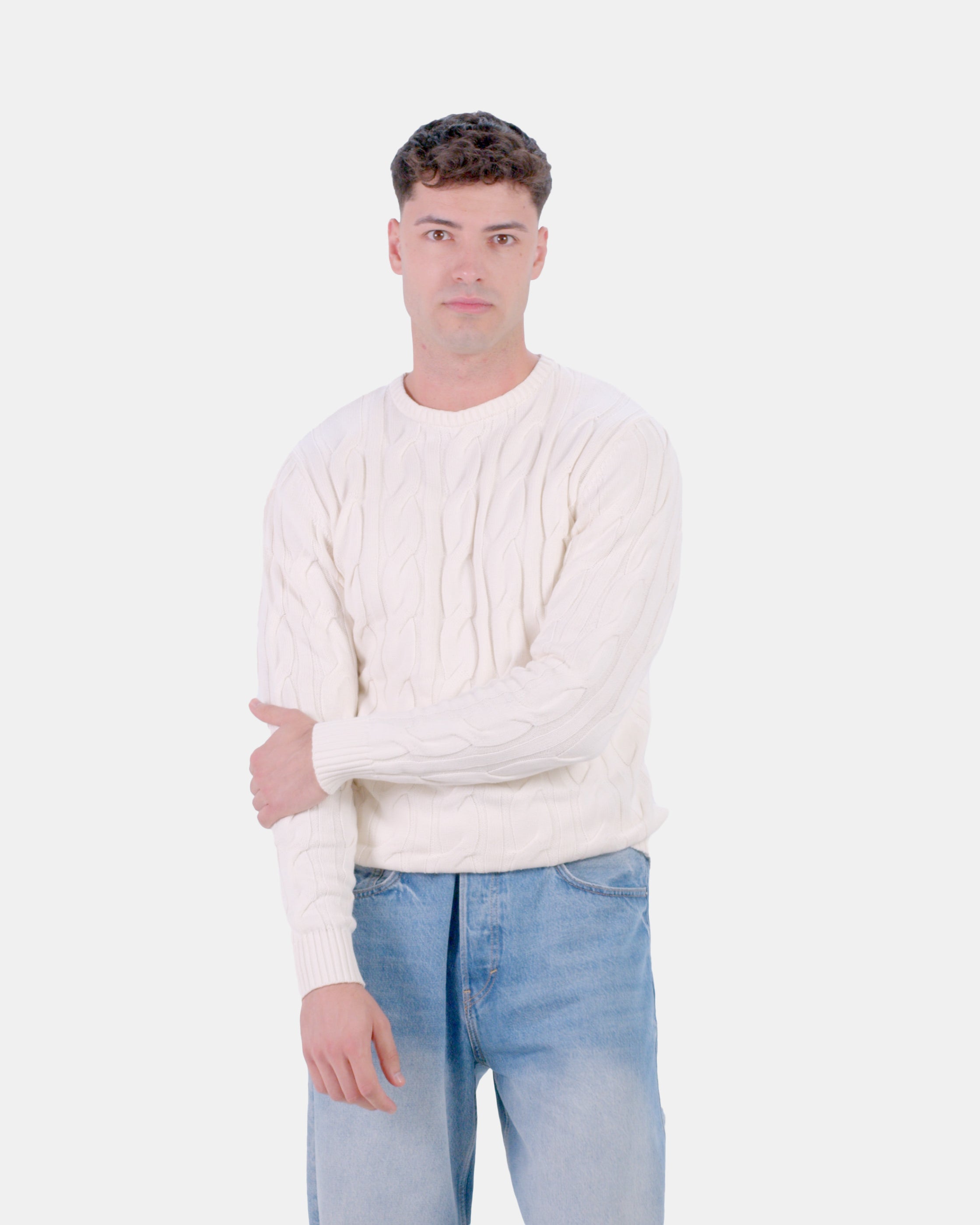 Pull pour Couple Neige en Coton Bio Homme