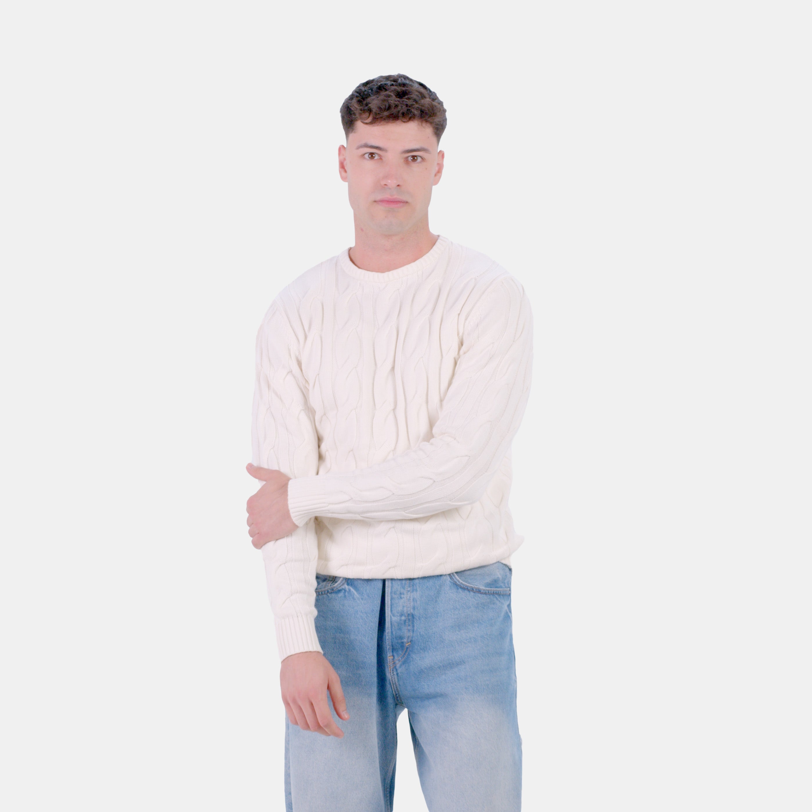 Pull pour Couple Neige en Coton Bio Homme