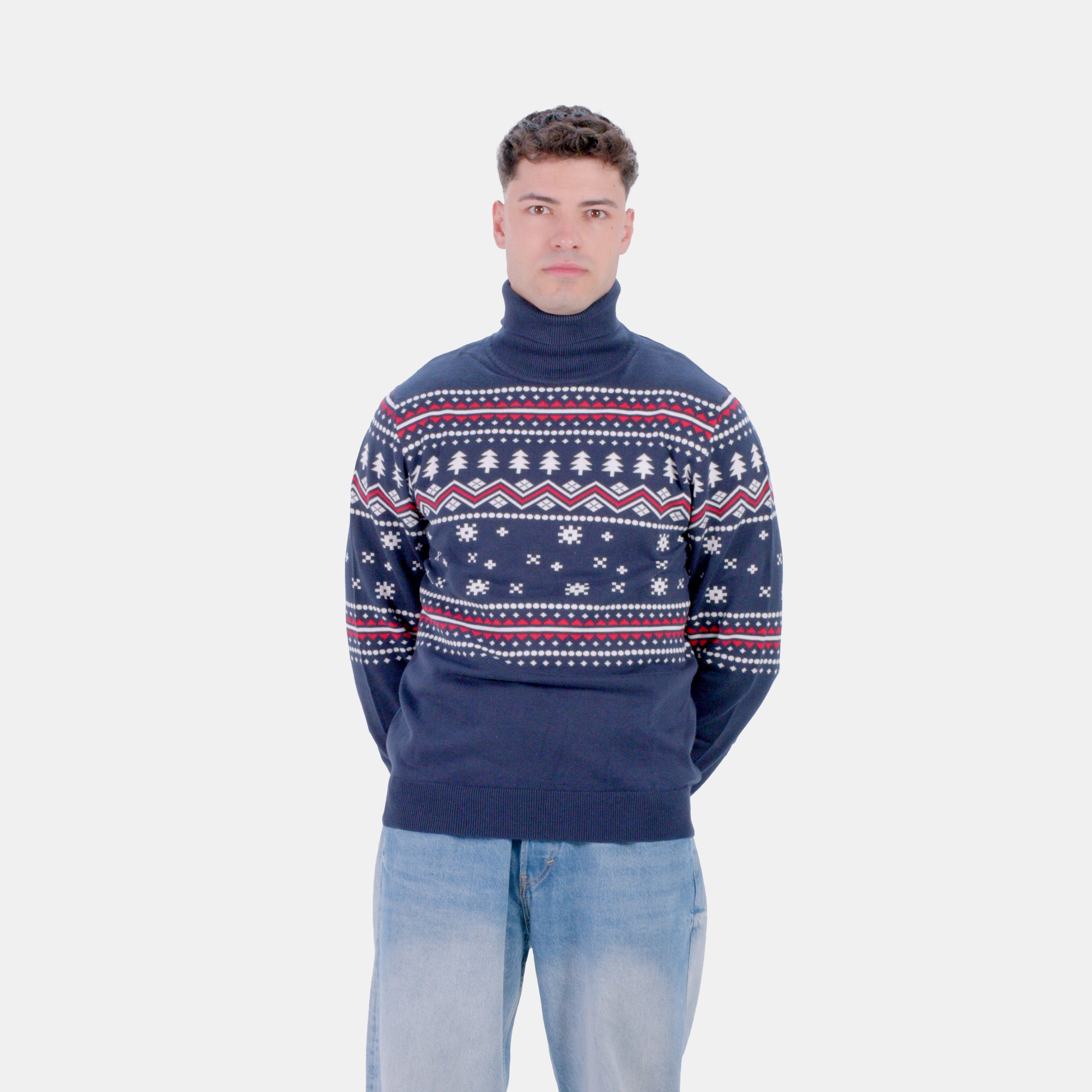 Pull pour Couple Perle Givrée homme Coton Bio