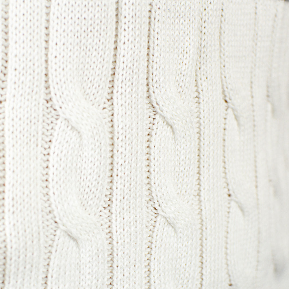 Pull de Noël Chic Blanc avec Rennes Coton Bio pour Homme