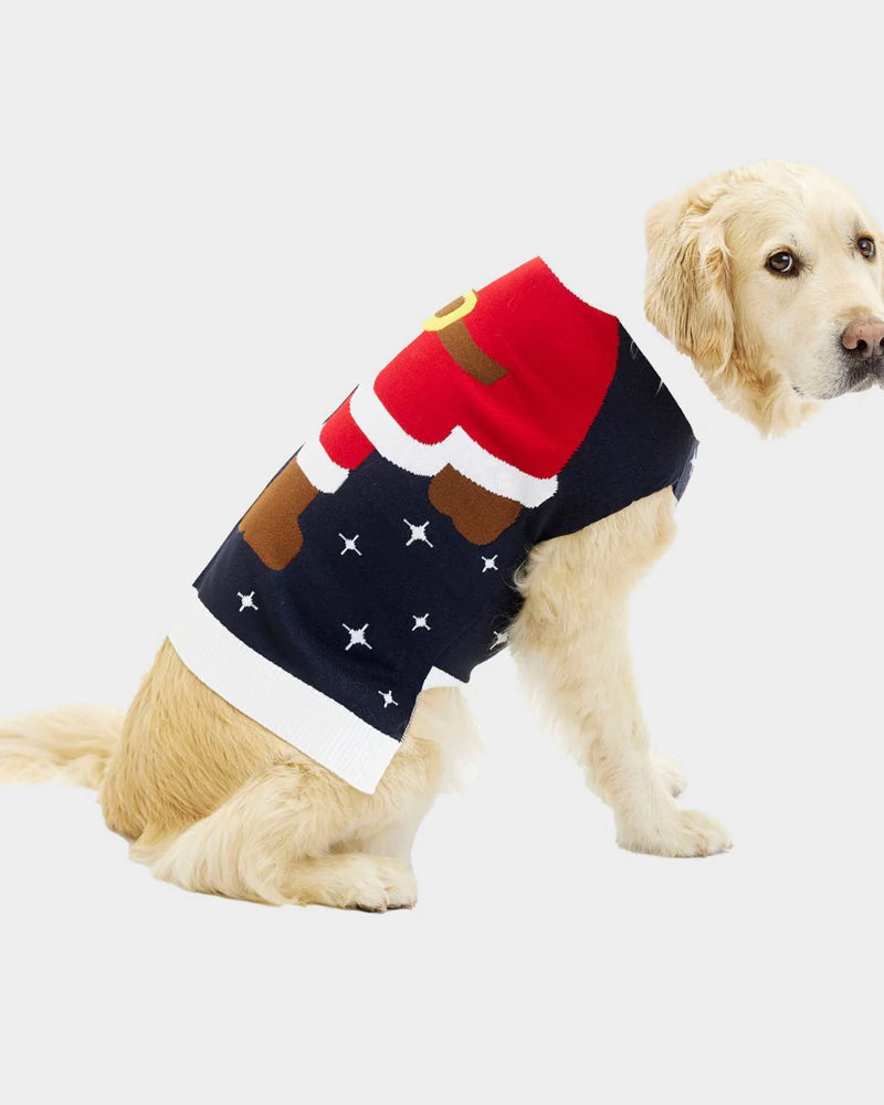 Pull de Noël pour Chien Costume du Père Noël