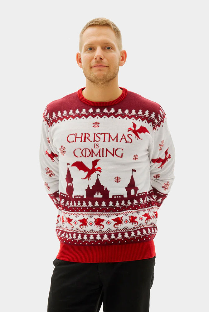 homme Pull de Noël pour Couple Christmas is Coming