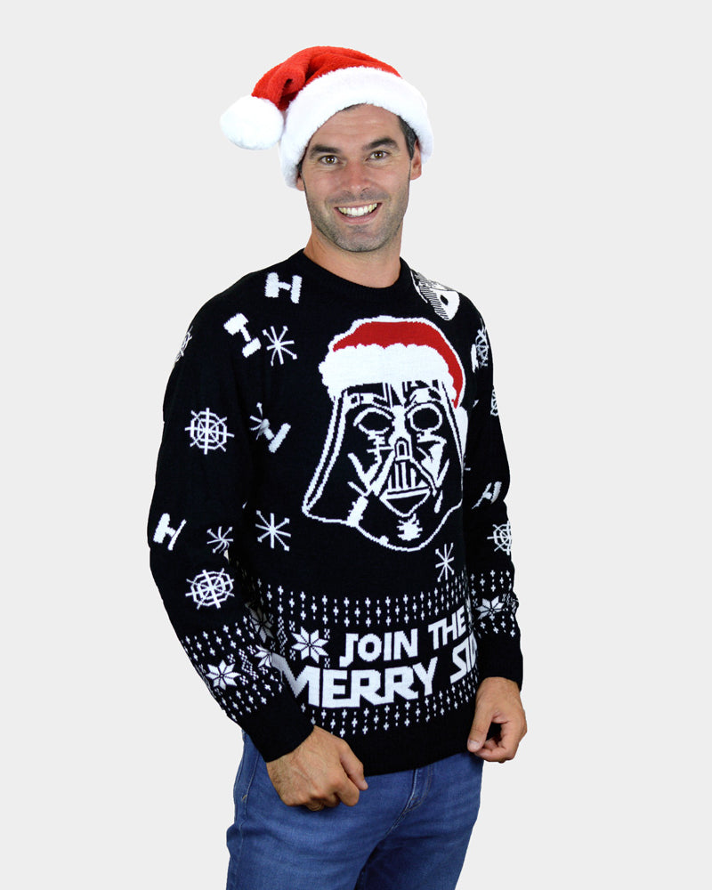 Pull de Noël pour Couple Star Wars Homme Join The Merry Side