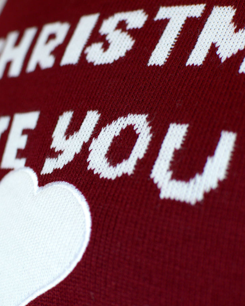 Pull de Noël pour Couple Last I gave you my Heart Christmas
