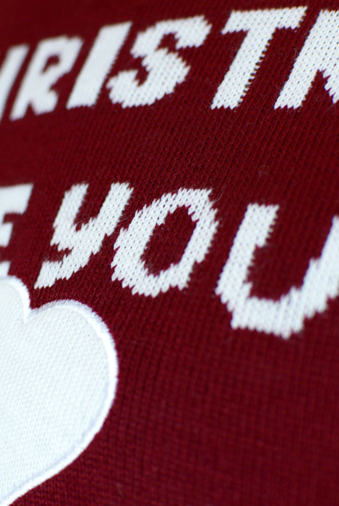 Pull de Noël pour Couple Last I gave you my Heart Christmas
