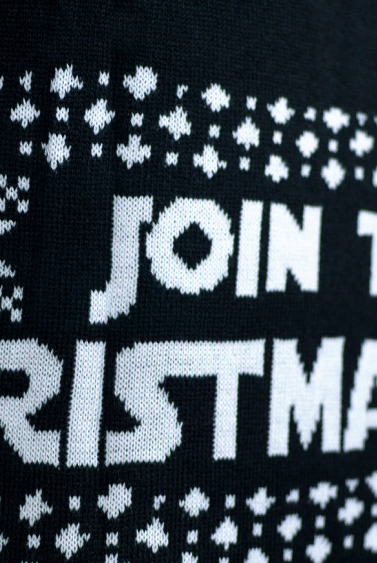Pull de Noël pour Couple Lumineux LED detail Join the Christmas Side
