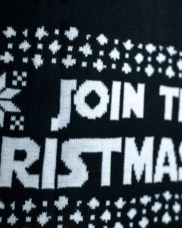 Pull de Noël pour Couple Lumineux LED detail Join the Christmas Side