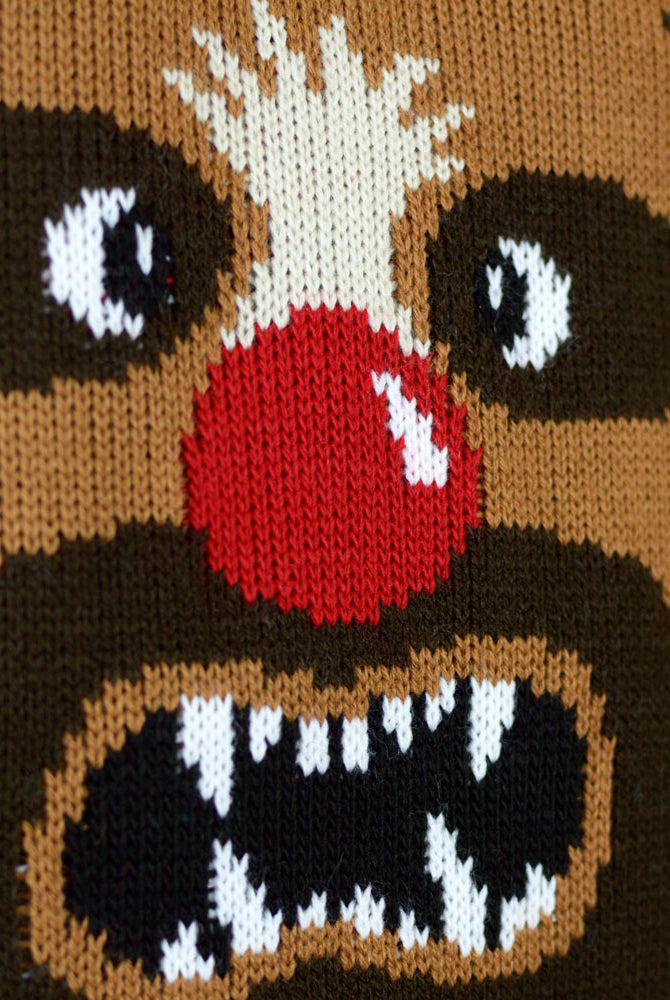 Pull de Noël pour Couple Wookiee detail