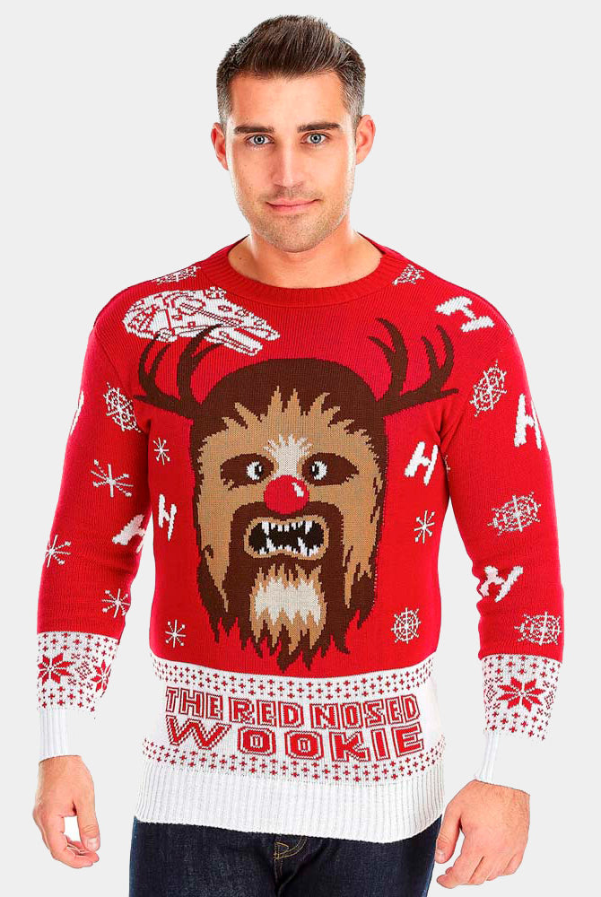 Pull de Noël pour Couple Wookiee homme