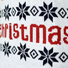 Pull de Noël pour Famille Père Noël et Rudolph le Renne Bleu Coton Bio