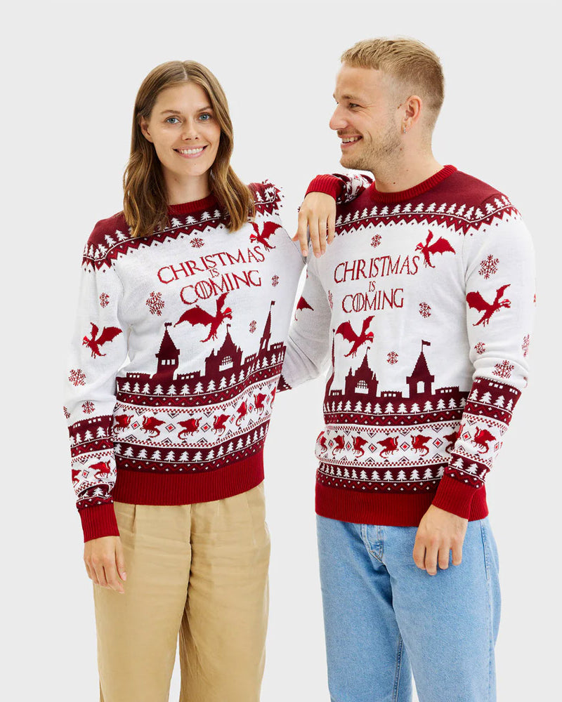 Pull de Noël Femme Homme Christmas is Coming
