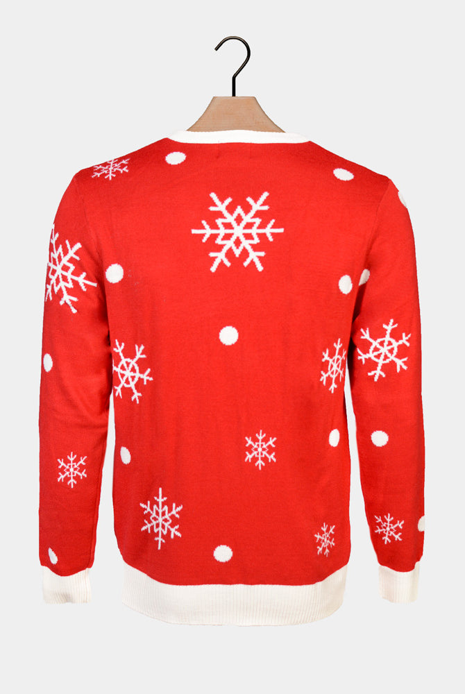 Pull de Noël pour Femme Lumineux LED Renne Brillant