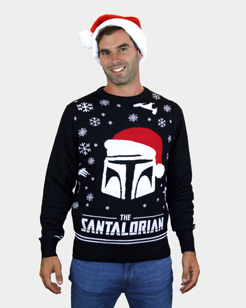 Pull de Noël Homme et Femme Star Wars The Santalorian