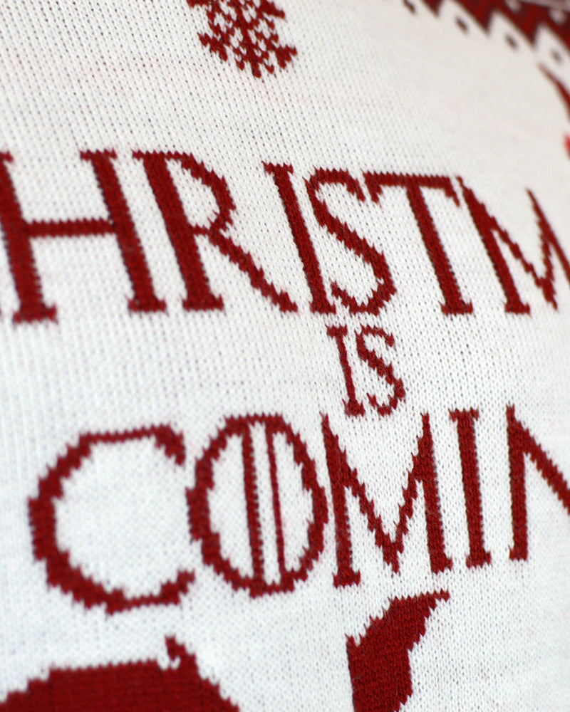 Pull de Noël Homme Christmas is Coming