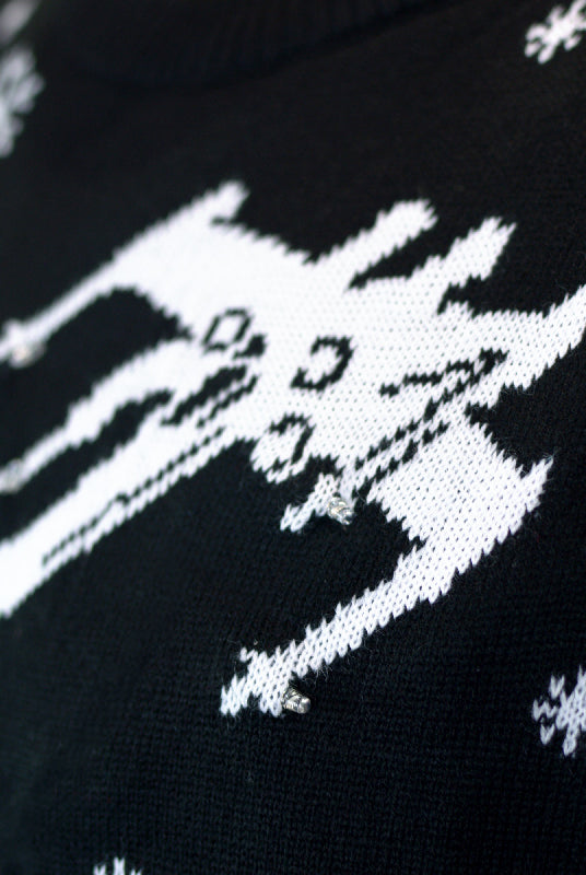 Pull de Noël pour Homme Lumineux LED detail Join the Christmas Side