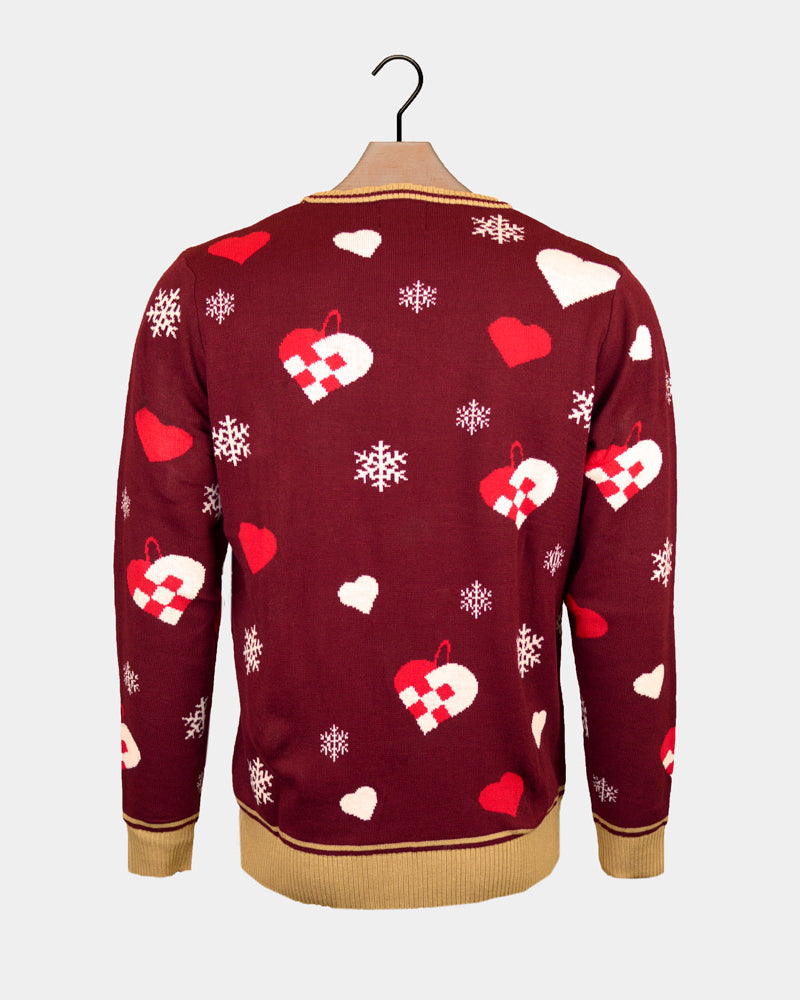 Pull de Noël Last Christmas I gave you my Heart pour Couple