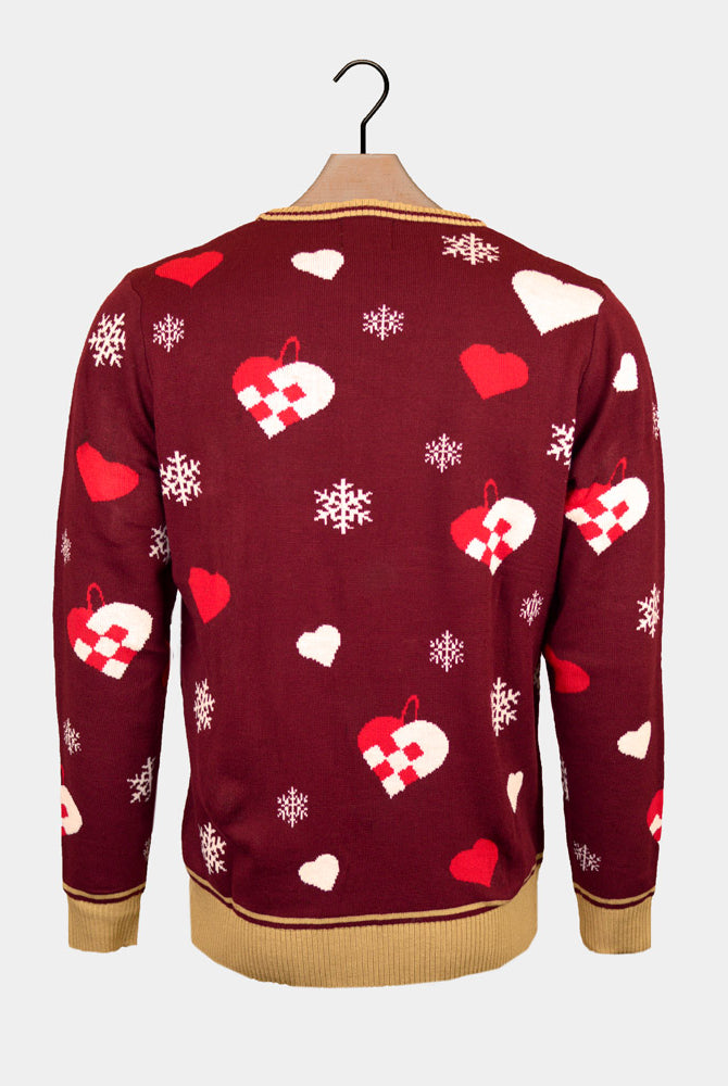 Pull de Noël Last Christmas I gave you my Heart pour Couple