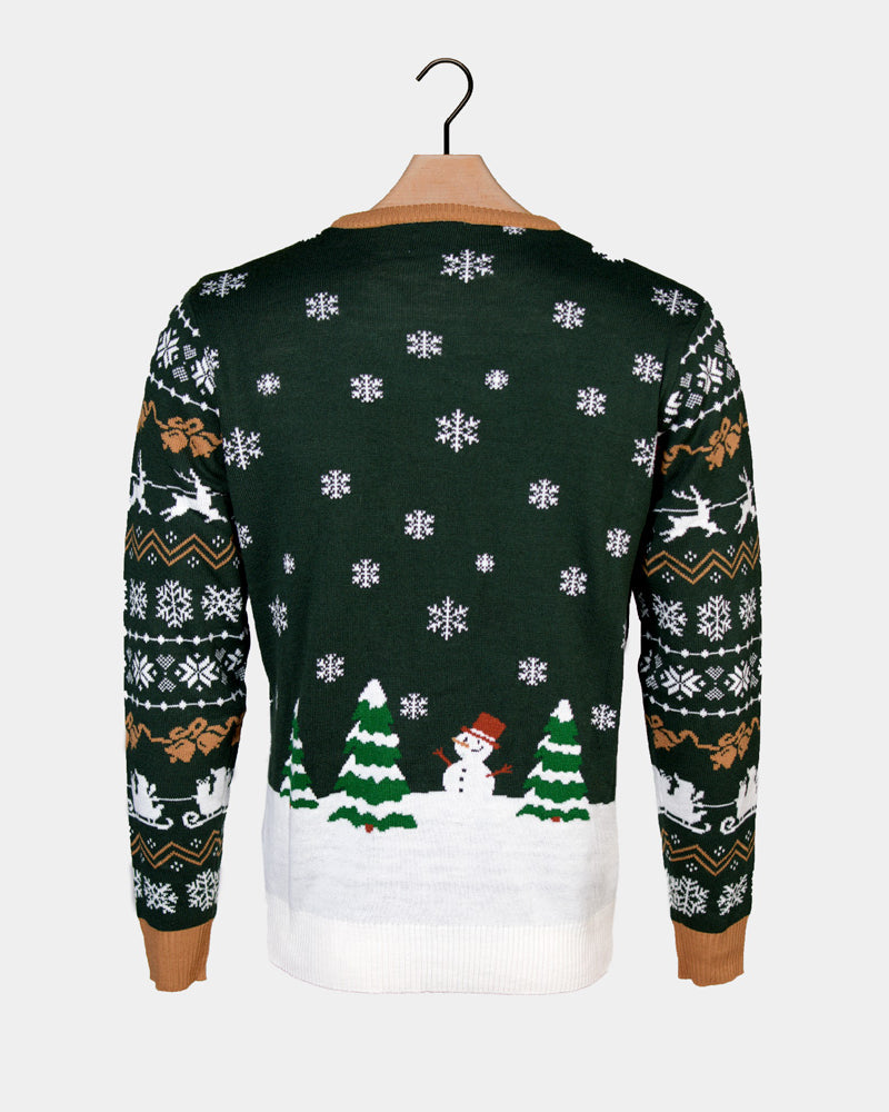 Pull de Noël  Lumineux LED pour Femme Santa is Coming to Town