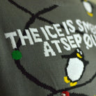 Pull de Noël Lumineux LED Gris Pingouins