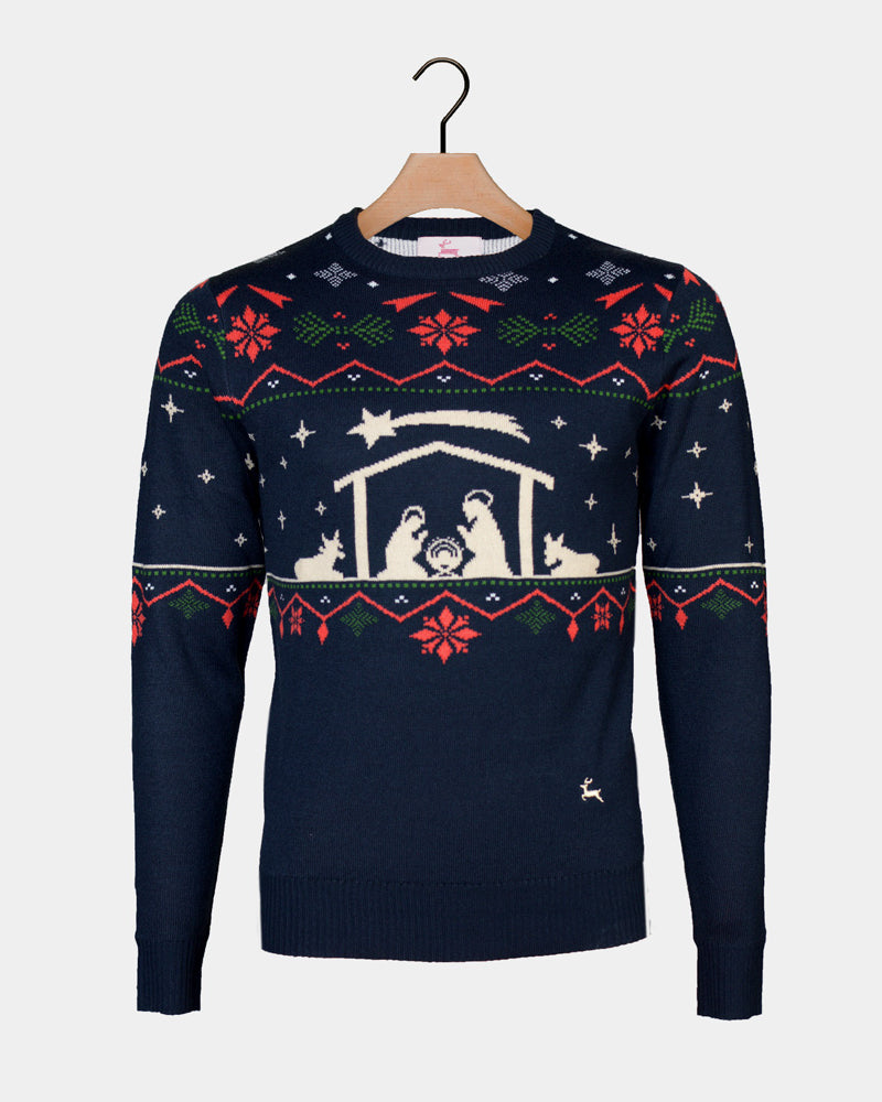 Pull de Noël Femme Nativity