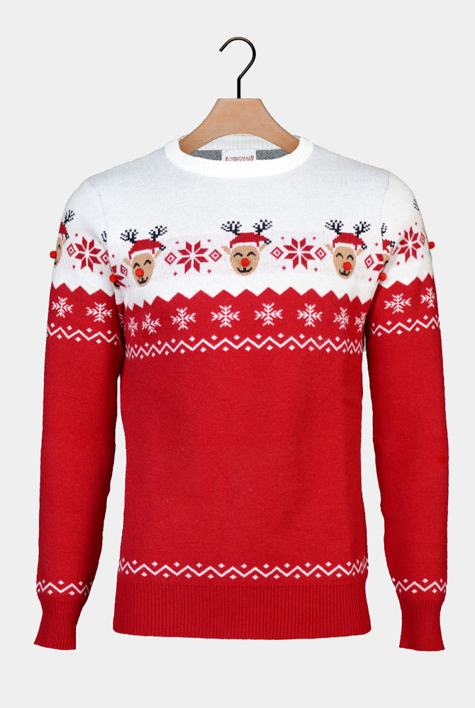 Pull de Noël Femme Renne Adorable