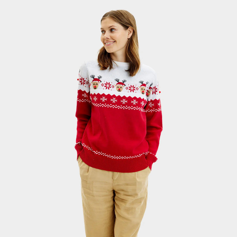 Pull de NoëlRenne Adorable pour Femme