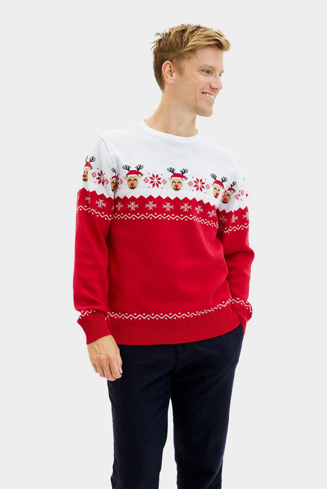Pull de Noël Renne Adorable pour Homme
