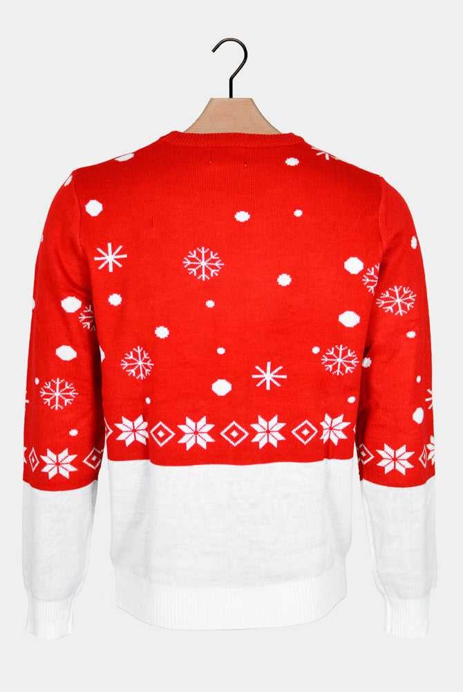 Renne avec Écharpe Pull de Noël pour Famille