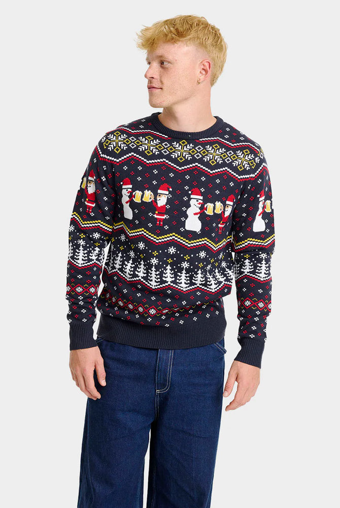 Pull de Noël Homme Toast Père Noël