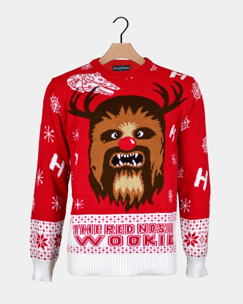 Pull de Noël Couple Wookiee