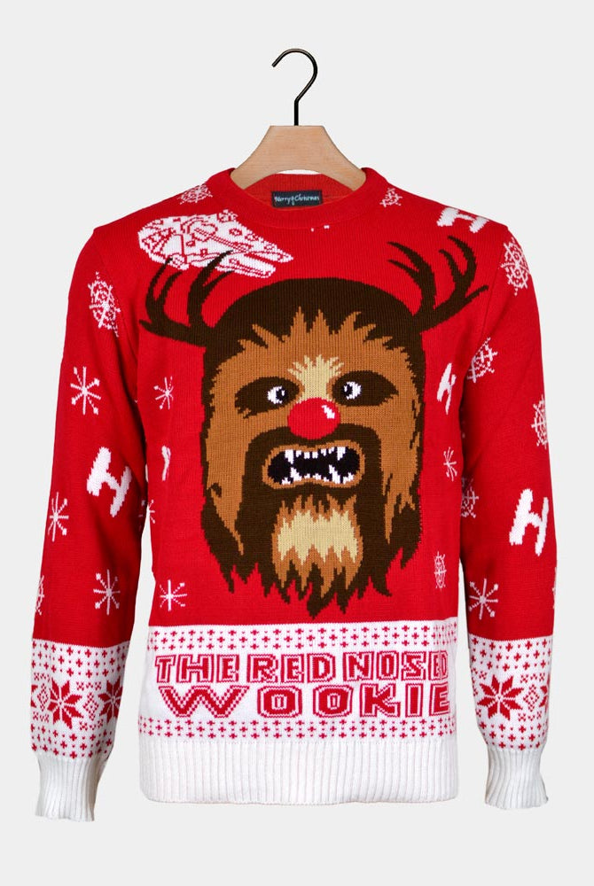 Pull de Noël Couple Wookiee