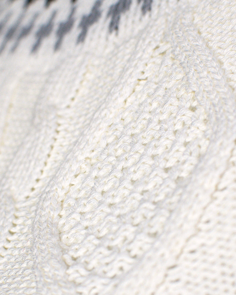 Pull pour Femme Arctique en Coton Bio Blanc