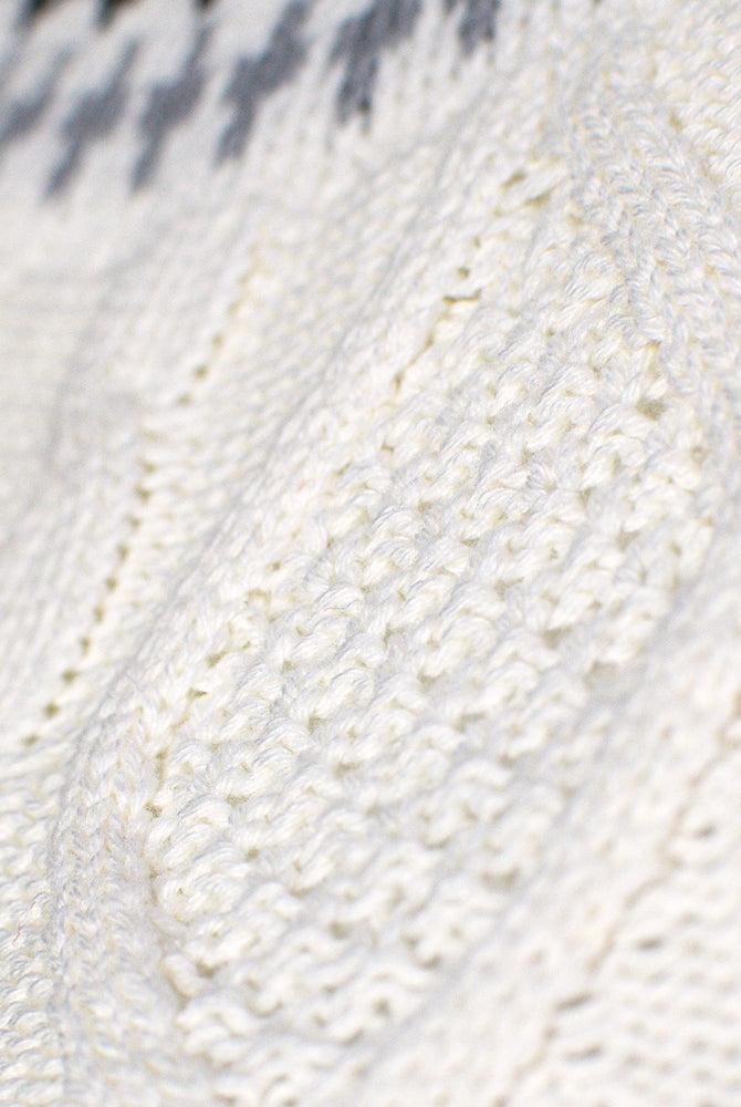 Pull pour Femme Arctique en Coton Bio Blanc