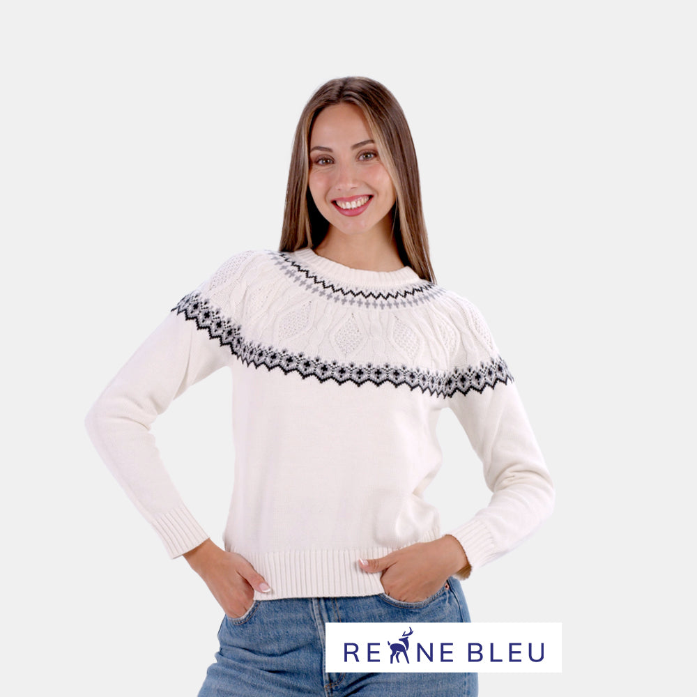 Pull pour Femme Arctique en Coton Bio