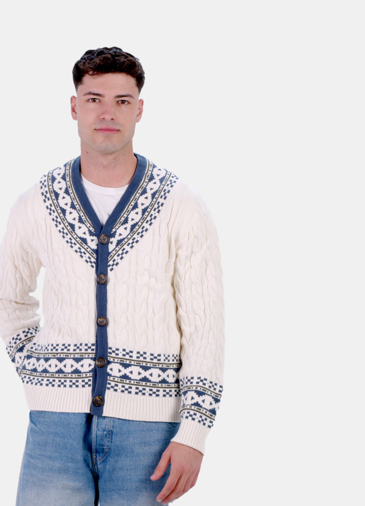 Pull pour Femme Cardigan Cottage de Rêve en Coton Bio Homme