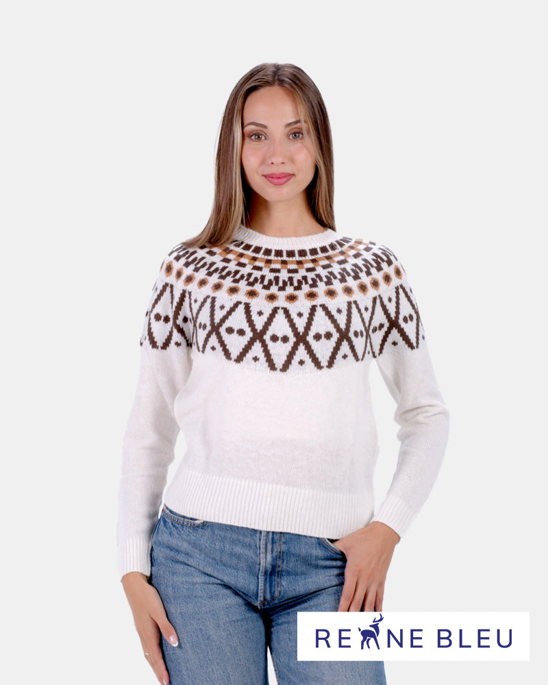 Pull pour Femme Forêt Noire en Laine Mohair